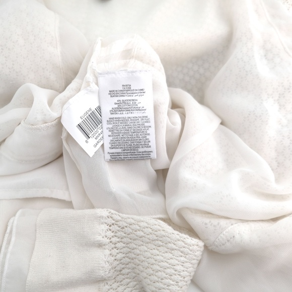 BCBG MAXAZRIA White Cardigan w/ lots of textures - Picture 8 of 8